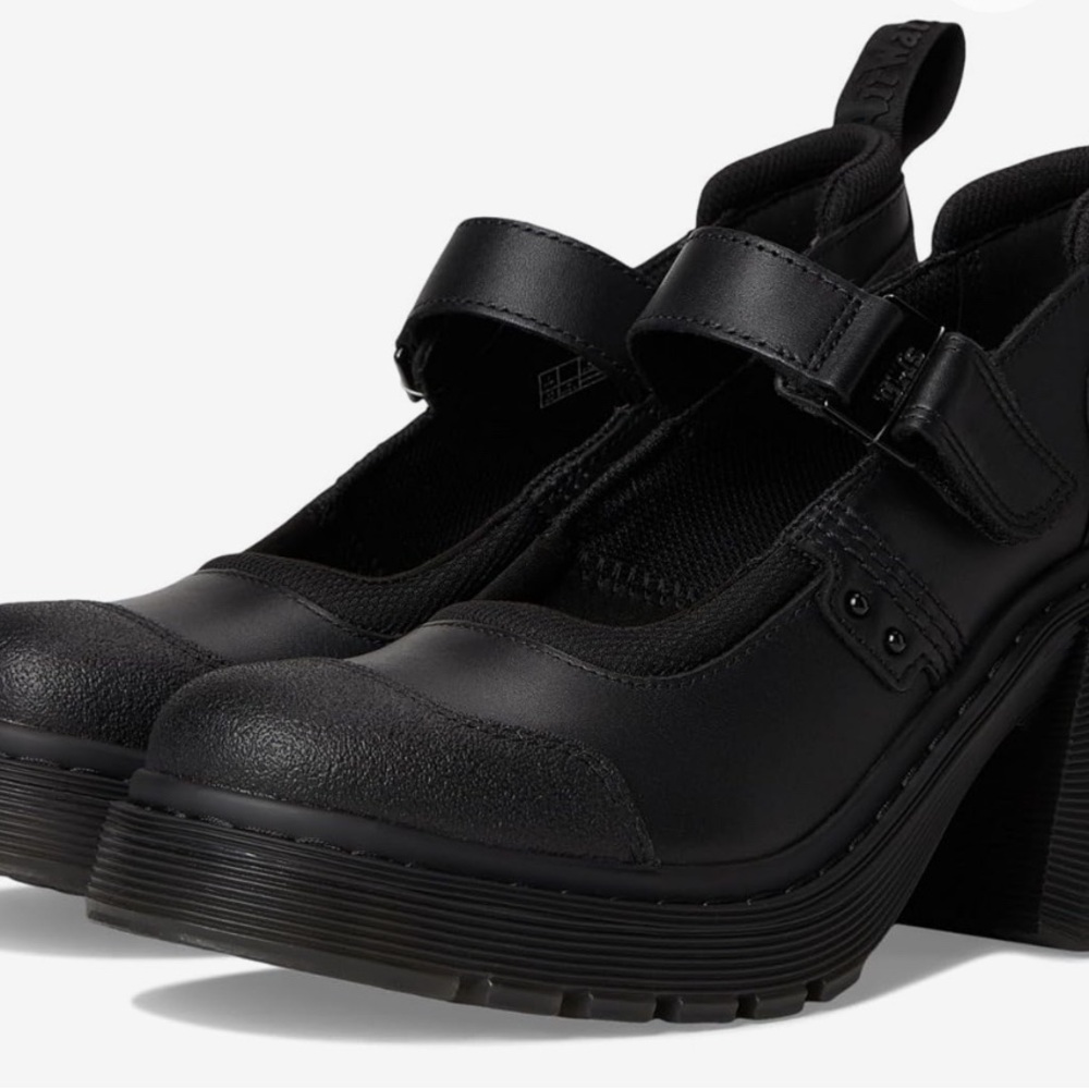 Women's Black Mary Jane Shoes Dr. Martens